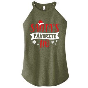 Hot Christmas Santas Favorite Ho Women's Perfect Tri Rocker Tank