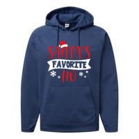 Hot Christmas Santas Favorite Ho Performance Fleece Hoodie