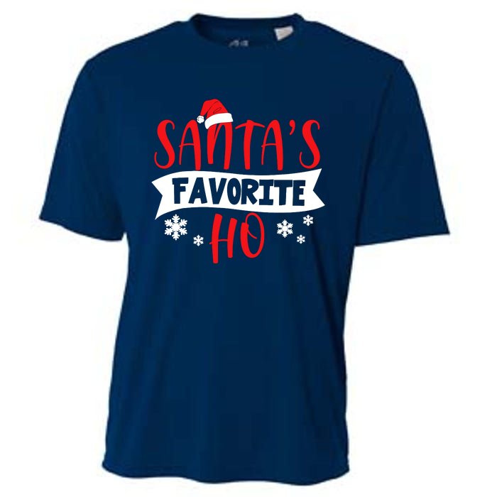 Hot Christmas Santas Favorite Ho Cooling Performance Crew T-Shirt