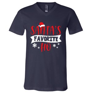 Hot Christmas Santas Favorite Ho V-Neck T-Shirt