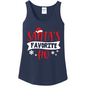 Hot Christmas Santas Favorite Ho Ladies Essential Tank