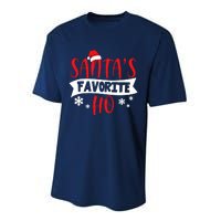 Hot Christmas Santas Favorite Ho Performance Sprint T-Shirt