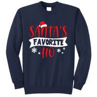 Hot Christmas Santas Favorite Ho Tall Sweatshirt