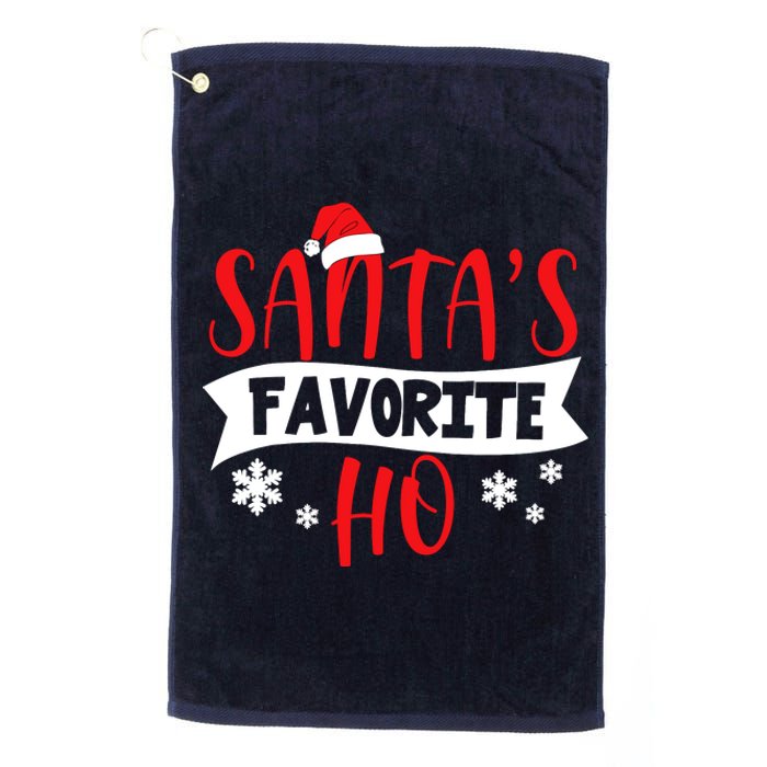 Hot Christmas Santas Favorite Ho Platinum Collection Golf Towel