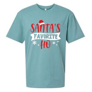 Hot Christmas Santas Favorite Ho Sueded Cloud Jersey T-Shirt