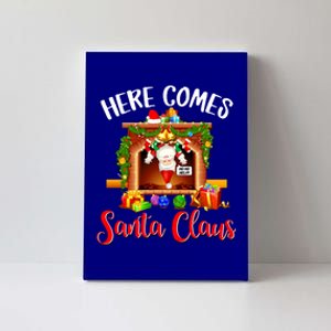 Here Comes Santa! Ho Ho Help! Gift Canvas