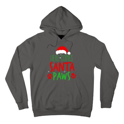 Here Comes Santa Paws Cute Christmas Hoodie