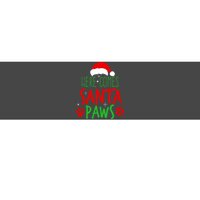 Here Comes Santa Paws Cute Christmas Bumper Sticker