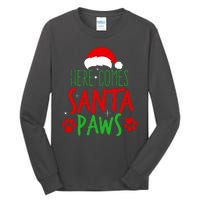 Here Comes Santa Paws Cute Christmas Tall Long Sleeve T-Shirt