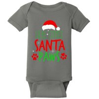 Here Comes Santa Paws Cute Christmas Baby Bodysuit