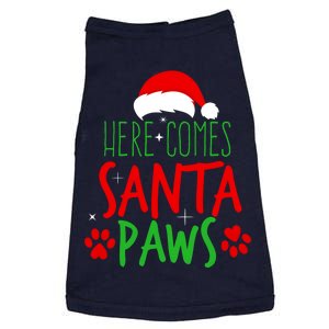 Here Comes Santa Paws Cute Christmas Doggie Tank