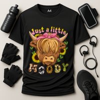 Highland Cow Scottish Highland Cow Cooling Performance Crew T-Shirt