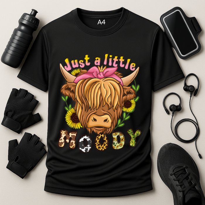 Highland Cow Scottish Highland Cow Cooling Performance Crew T-Shirt