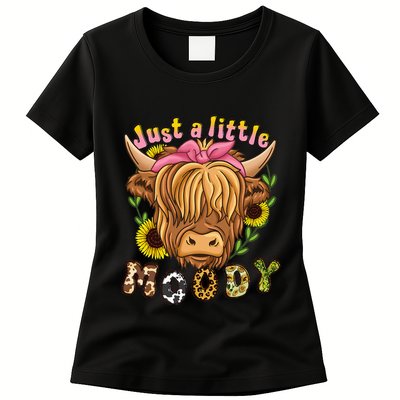 Highland Cow Scottish Highland Cow Womens T-Shirt