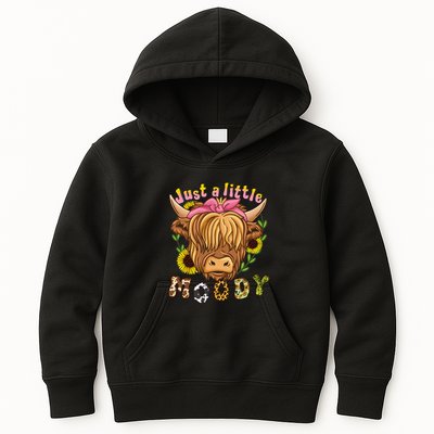 Highland Cow Scottish Highland Cow Kids Hoodie