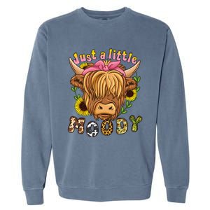 Highland Cow Scottish Highland Cow Garment-Dyed Sweatshirt