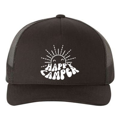 Happy Camper Sunrise Yupoong Adult 5-Panel Trucker Hat