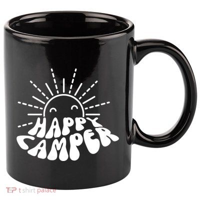 Happy Camper Sunrise 11oz C Handle Ceramic Mug