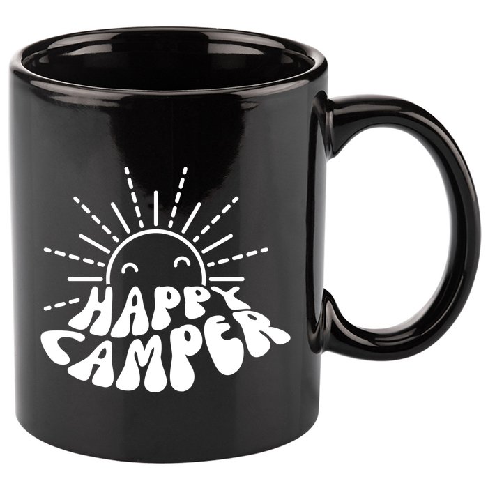Happy Camper Sunrise 11oz C Handle Ceramic Mug
