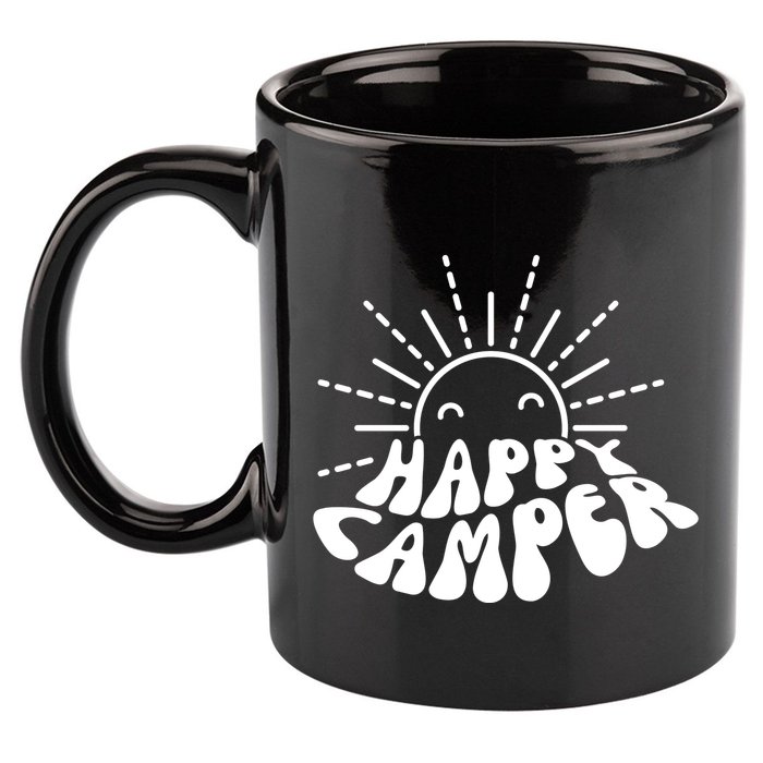 Happy Camper Sunrise 11oz C Handle Ceramic Mug