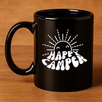 Happy Camper Sunrise 11oz C Handle Ceramic Mug