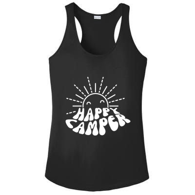Happy Camper Sunrise Ladies PosiCharge Competitor Racerback Tank