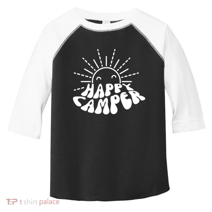 Happy Camper Sunrise Toddler Fine Jersey T-Shirt