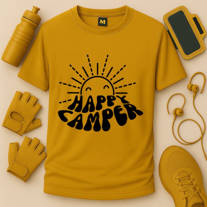 Happy Camper Sunrise Cooling Performance Crew T-Shirt