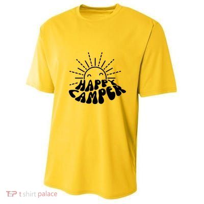 Happy Camper Sunrise Youth Performance Sprint T-Shirt