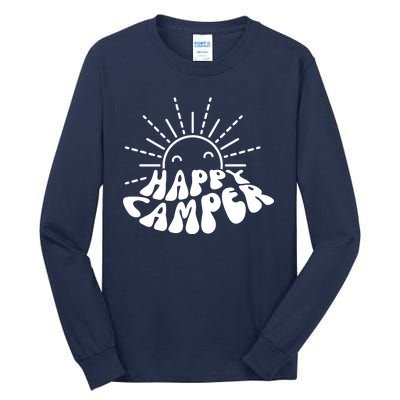 Happy Camper Sunrise Tall Long Sleeve T-Shirt