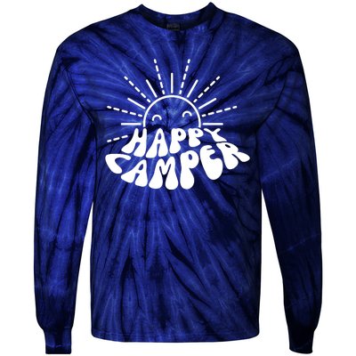 Happy Camper Sunrise Tie-Dye Long Sleeve Shirt