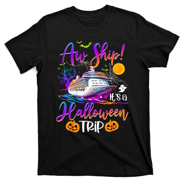 Halloween Cruise Squad Family Matching T-Shirt