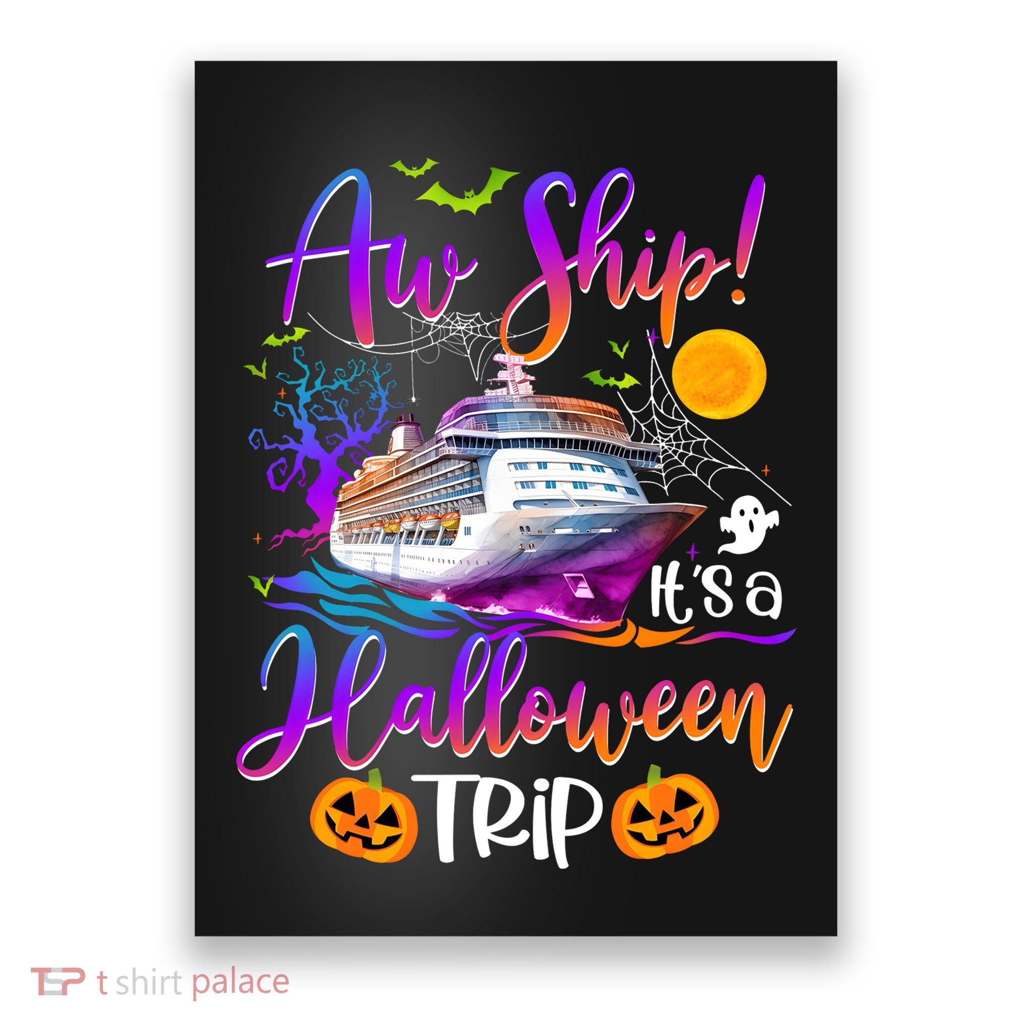 Halloween Cruise Squad Family Matching Poster