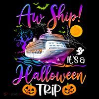 Halloween Cruise Squad Family Matching Poster