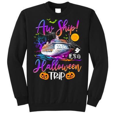 Halloween Cruise Squad Family Matching Tall Sweatshirt