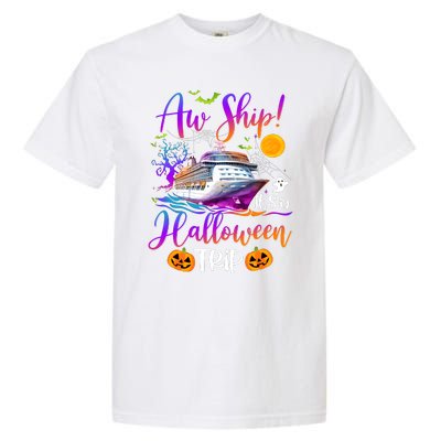 Halloween Cruise Squad Family Matching Garment-Dyed Heavyweight T-Shirt