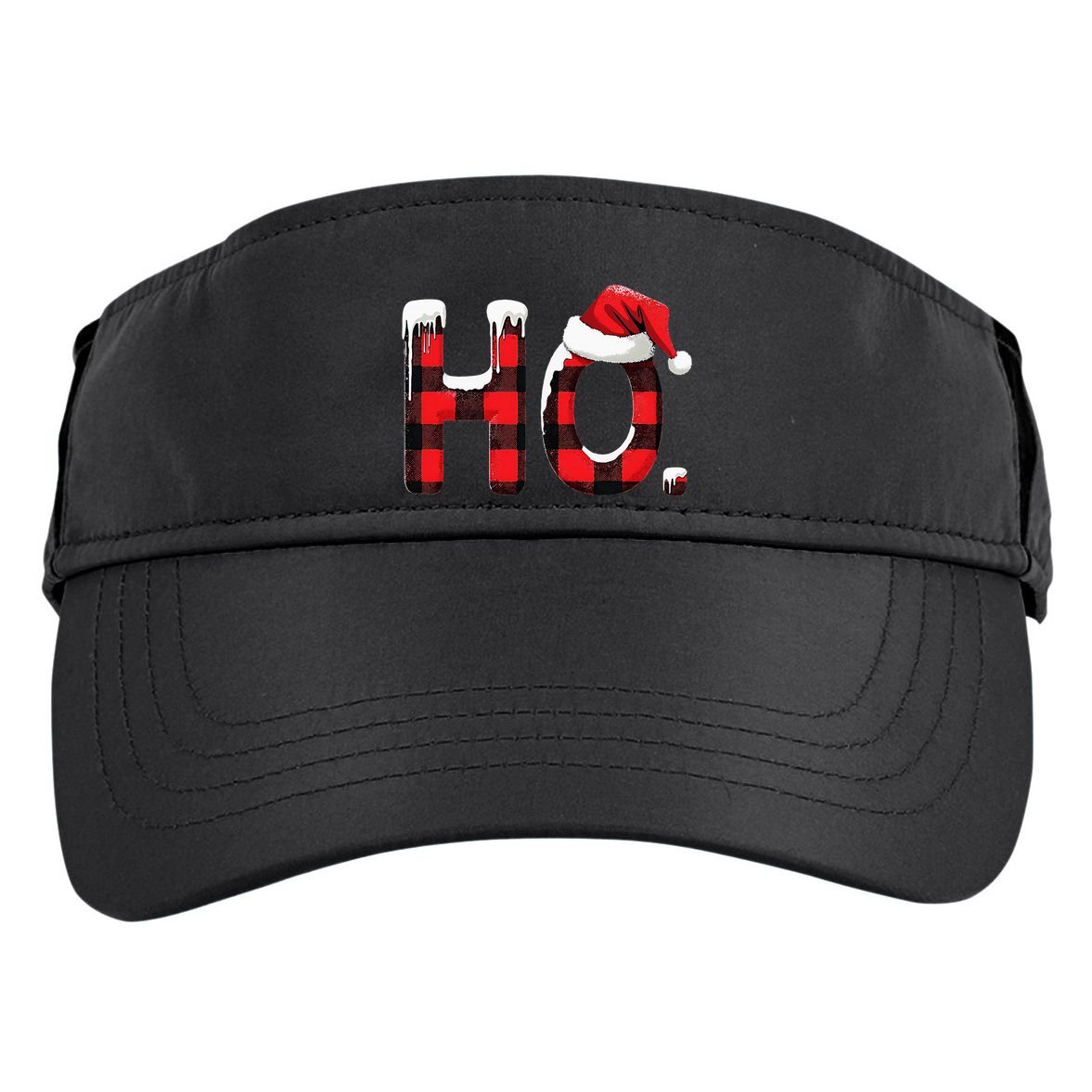 Ho Christmas Santa Where My Hos At Group Adult Drive Performance Visor