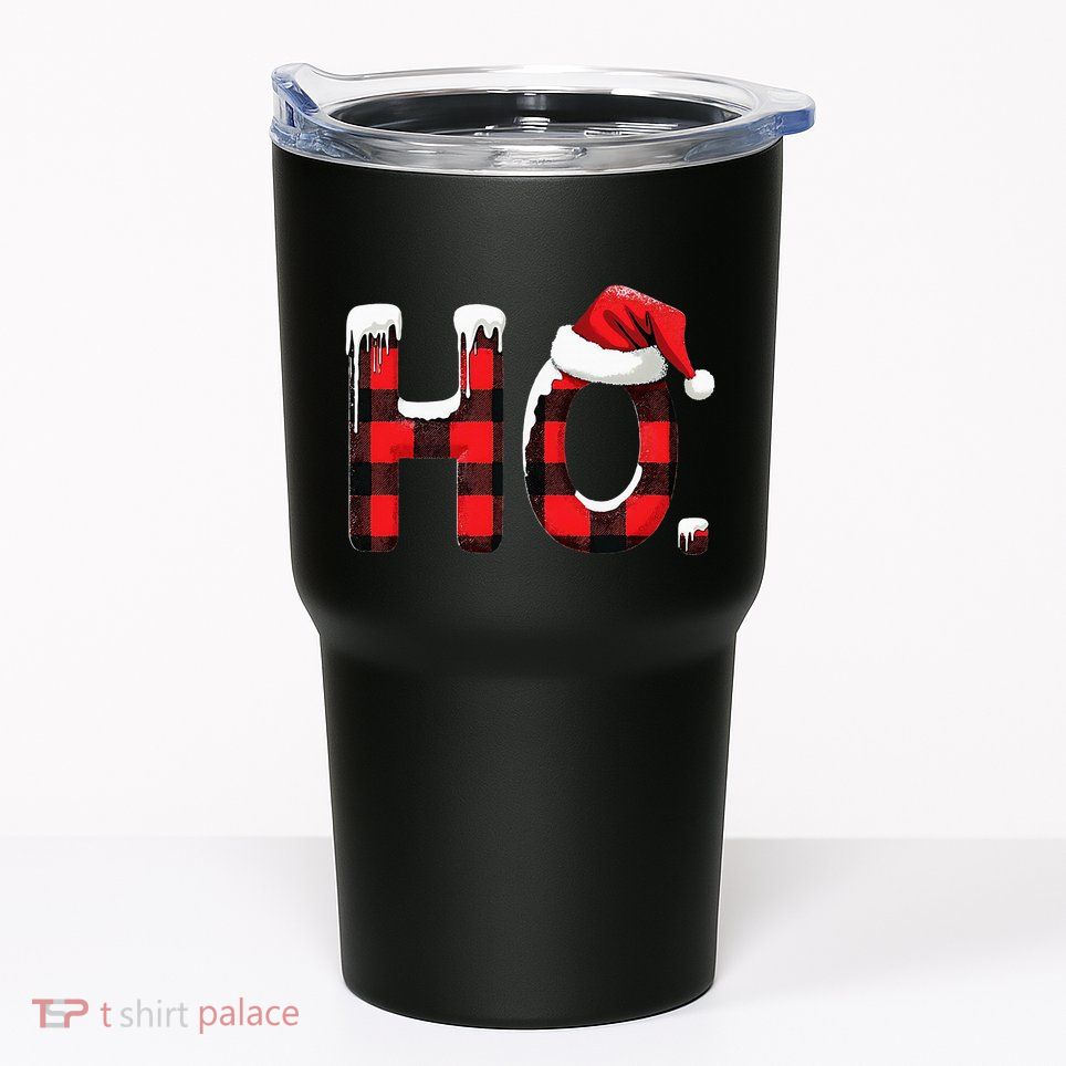 Ho Christmas Santa Where My Hos At Group Tumbler