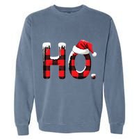 Ho Christmas Santa Where My Hos At Group Garment-Dyed Sweatshirt