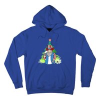 Here Comes Santa Clauspatriotic Kris Kringle Christmas Tree Gift Hoodie