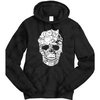 Halloween Cat Skull Kitty Skeleton Costume Skull Cat Tie Dye Hoodie