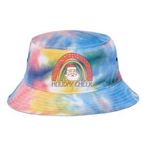 Holiday Cheer Santa Rainbow Graphic Tie Dye Newport Bucket Hat