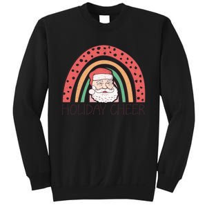 Holiday Cheer Santa Rainbow Graphic Sweatshirt