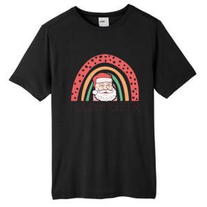 Holiday Cheer Santa Rainbow Graphic Tall Fusion ChromaSoft Performance T-Shirt