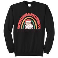 Holiday Cheer Santa Rainbow Graphic Tall Sweatshirt