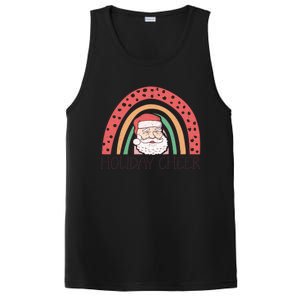 Holiday Cheer Santa Rainbow Graphic PosiCharge Competitor Tank