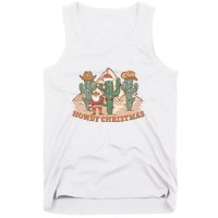 Howdy Christmas Sublimation Funny Cactus Xmas Lights Gift Tank Top