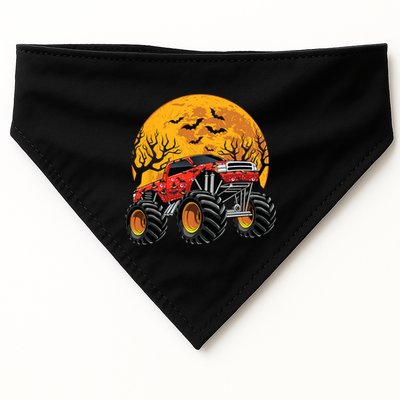 Halloween Costume Spooky Monster Truck Gift USA-Made Doggie Bandana