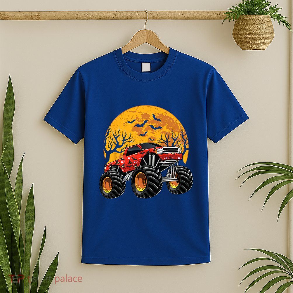 Halloween Costume Spooky Monster Truck Gift T-Shirt