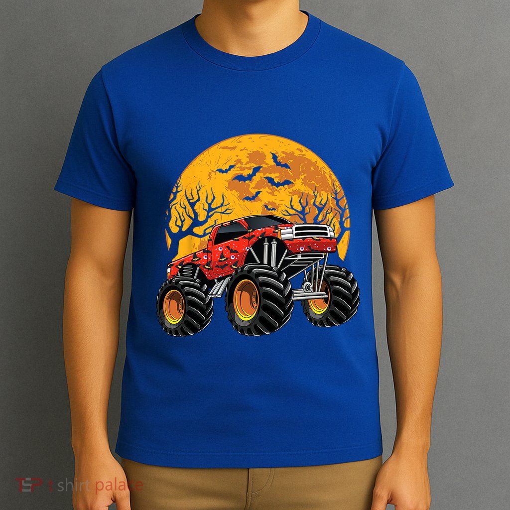 Halloween Costume Spooky Monster Truck Gift T-Shirt